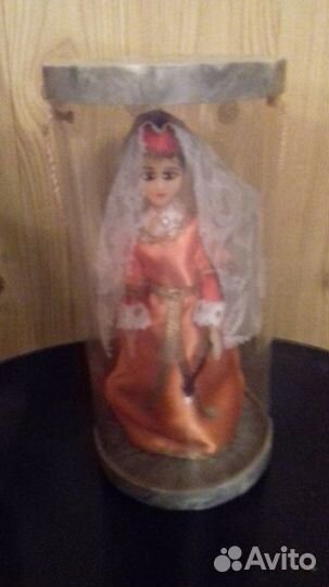 Кукла в народном костюме винтаж СССР