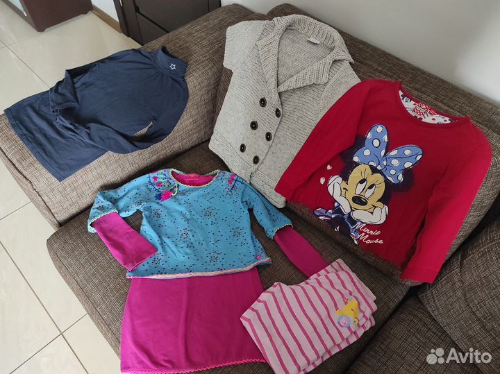 Вещи на девочку р 128 бренды
