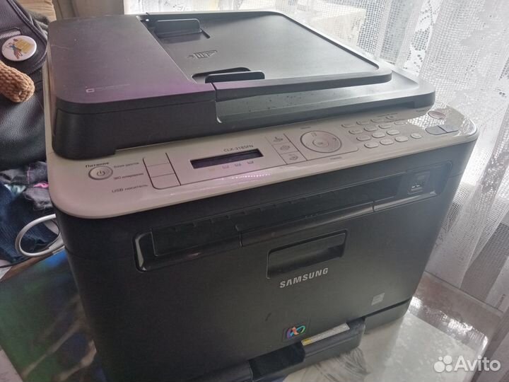 Цветной лазерный принтер мфу Samsung на запчасти