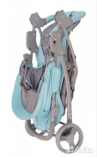 Прогулочная коляска corol S-8GC, цвет голубой