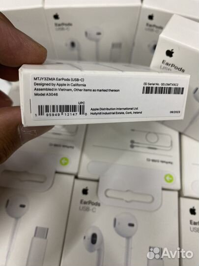 Проводные наушники apple earpods type-c