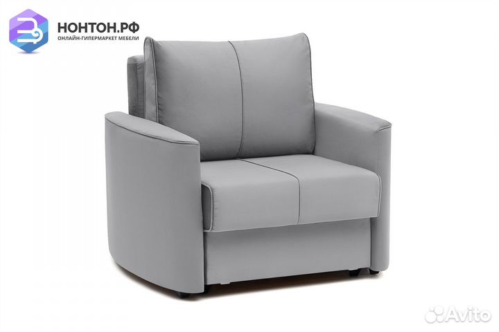 Кресло еврокнижка Колибри серое