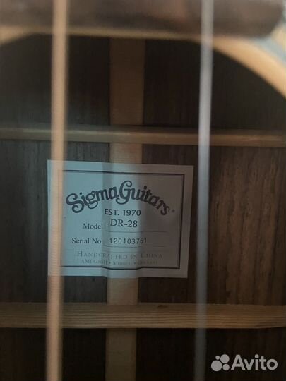 Акустическая гитара sigma DR-28