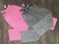 Штаны трансформеры W, Корея, pink/grey