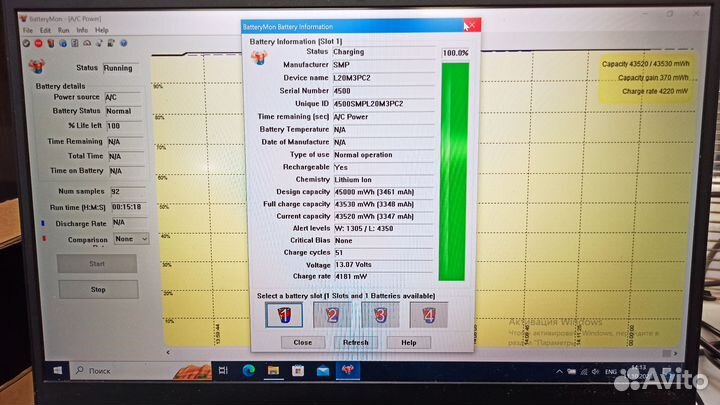 Аккумулятор для ноутбука lenovo Gaming 3 L20M3PC2