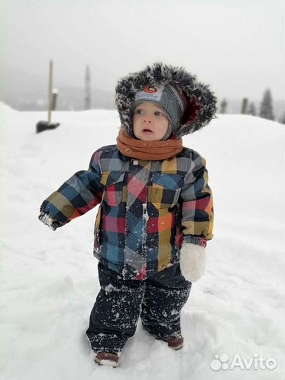 Зимний комплект для мальчика 80-86