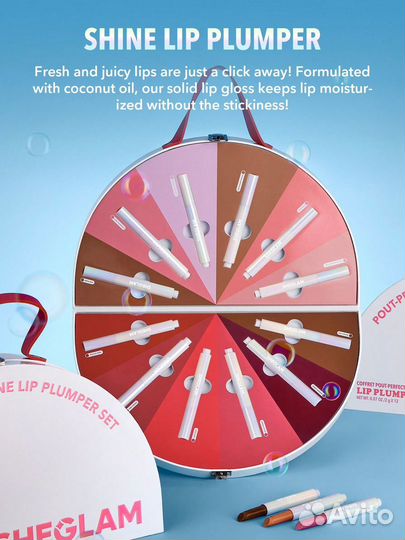 Набор пламперов для губ Sheglam Shine Lip Plumper