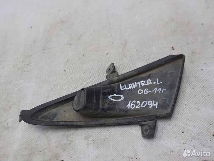 Накладка переднего бампера левая Hyundai Elantra