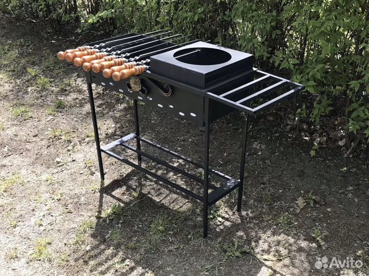 Мангал разборный 2 в 1 шашлык/плов / 3мм