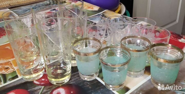 Бокалы фужеры рюмки СССР