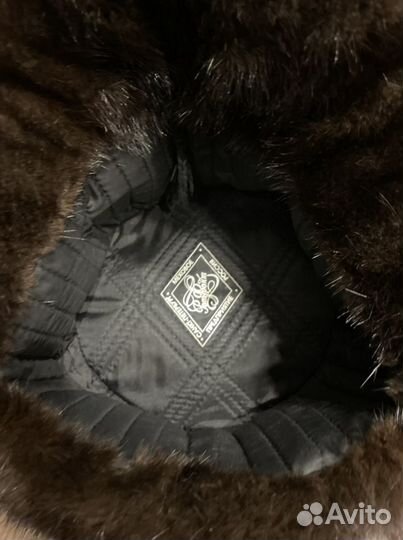Норковая шапка ушанка