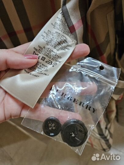 Burberry плащ мужской