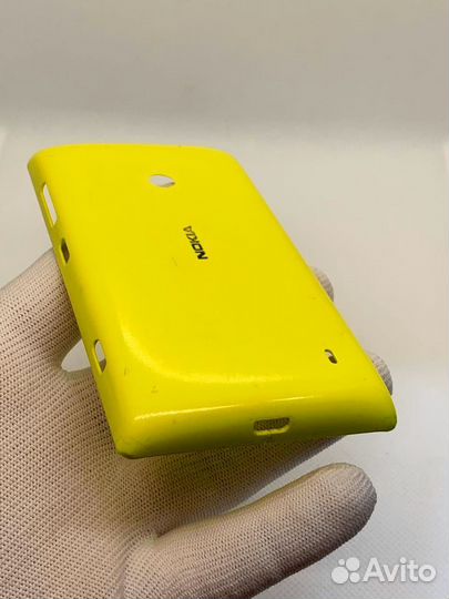 Nokia Lumia 520. Задняя крышка. Жёлтая. Ориг
