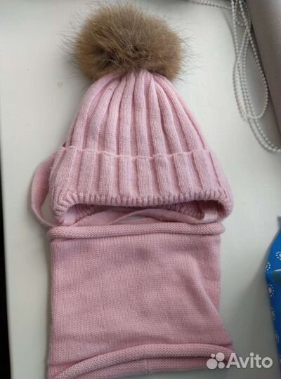 Шапка и снуд для девочки