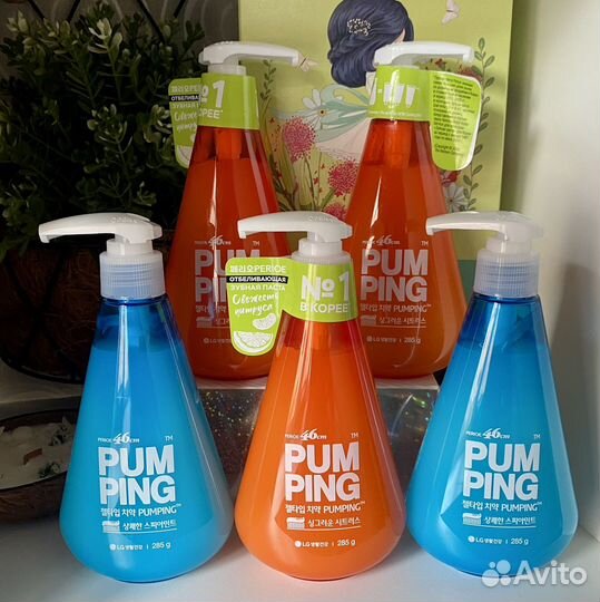 Корейская зубная паста Perioe Pumping