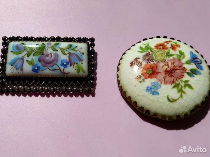 Винтажная брошь