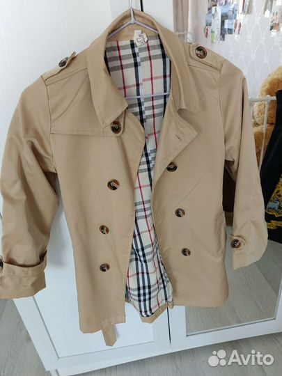 Плащ тренч для девочки