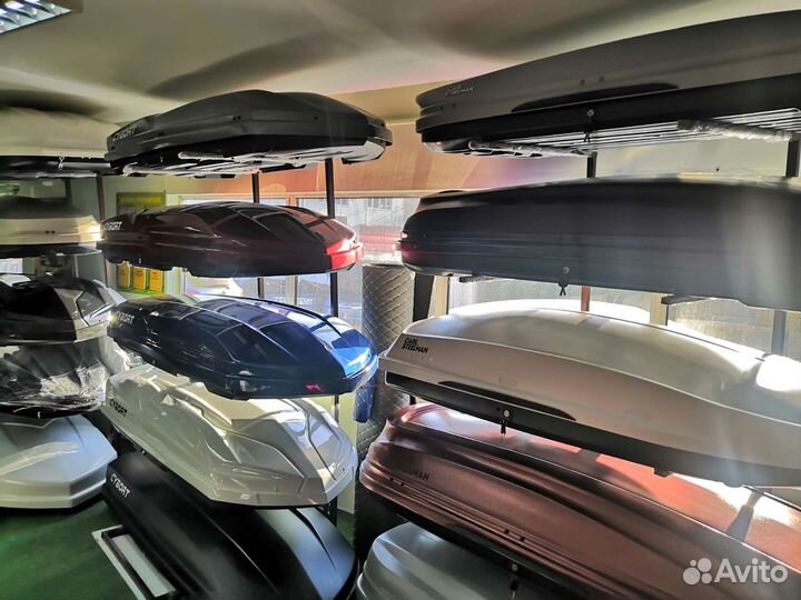 Автобокс, бокс на крышу авто в Иркутке