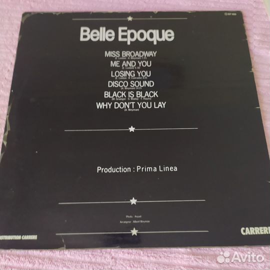Продается виниловая пластинка Belle Epoque – Miss