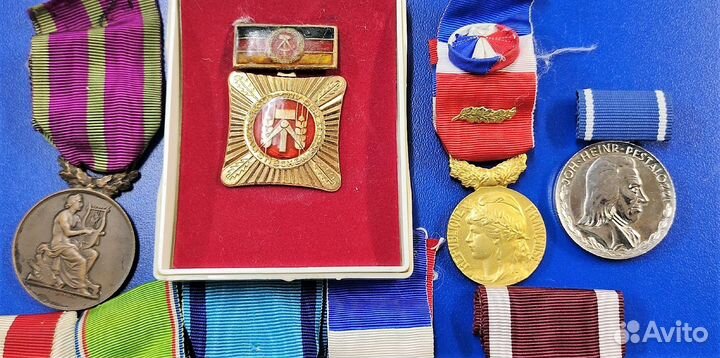 Набор медалей Франция Германия Бельгия 9 штук