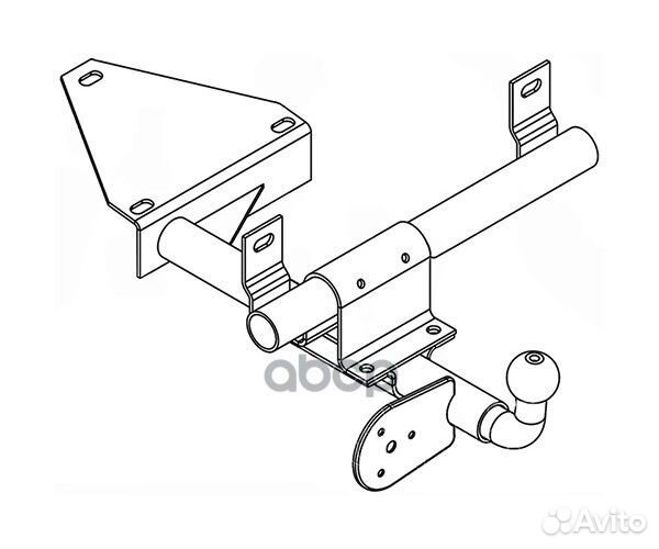 Фаркоп тип шара H Kalina 1119 / Kalina 2 2192 h