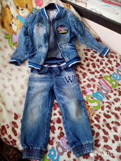 Детские вещи пакетом весна-осень 2-3 года