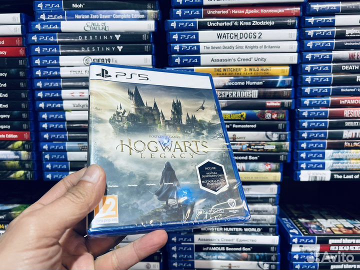 Hogwarts legacy ps5 новый диск