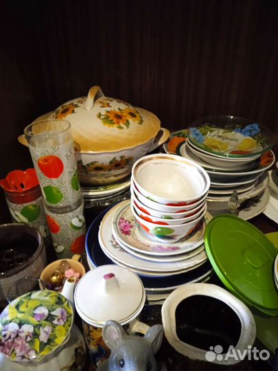 Различная посуда времён СССР