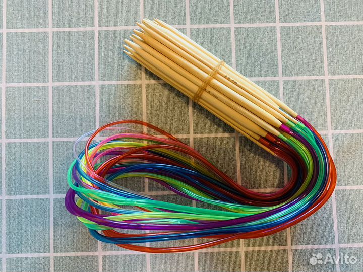 Набор круговых спиц бамбуковых