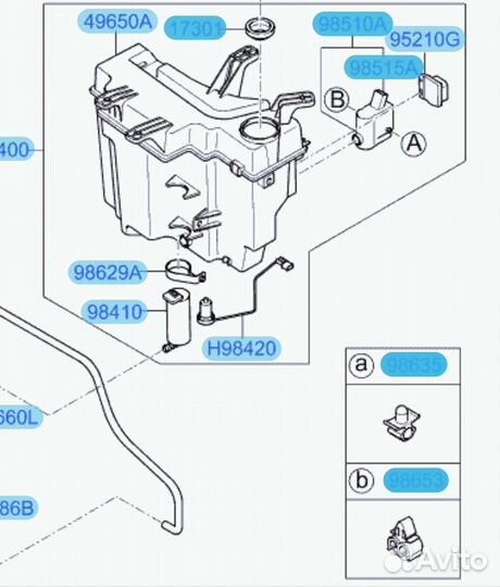 Моторчик sorento 1 стеклоочистителя фар