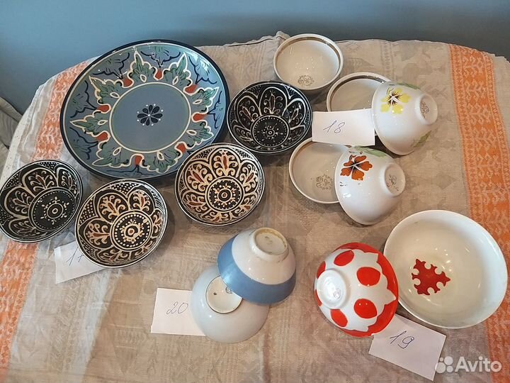 Посуда, пиалы, бюветницы СССР винтаж