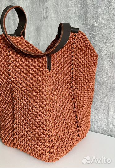 Сумка женская ручная работа вязанная
