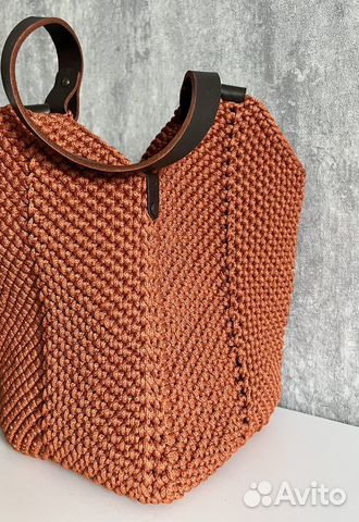 Сумка женская ручная работа вязанная