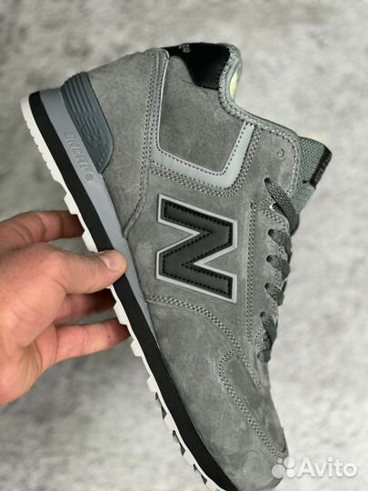 Кроссовки new balance 574 высокие зимние с мехом