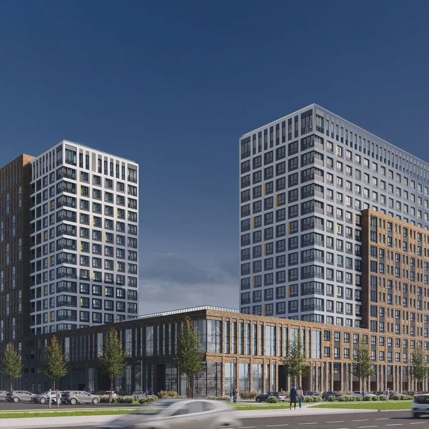 2-к. квартира, 72,5 м², 3/17 эт.