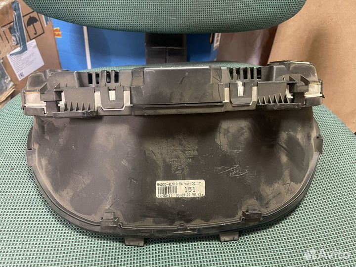 Hyundai Solaris Панель приборов