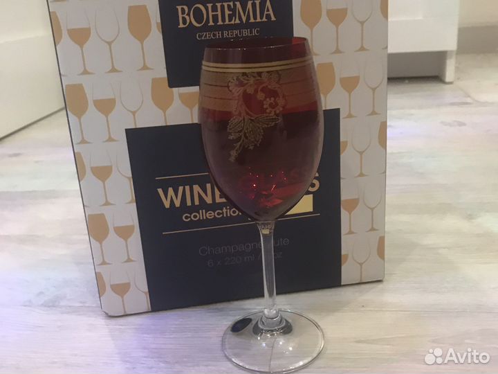 Бокалы crystal bohemia