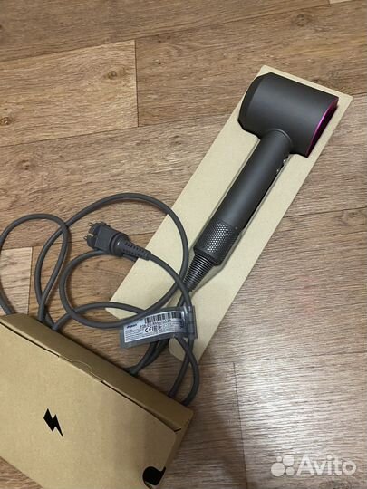 Фен dyson supersonic hd07, 1600 Вт, фуксия и серый