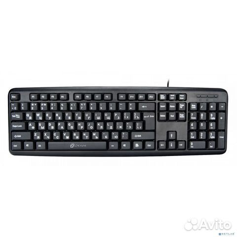 Клавиатура Oklick 180M черный PS/2 313180