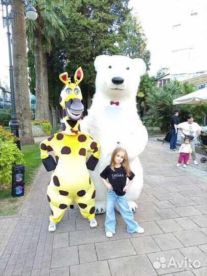 Детская анимация и белый мишка