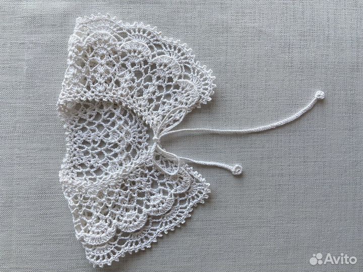 Вязанный воротник детский