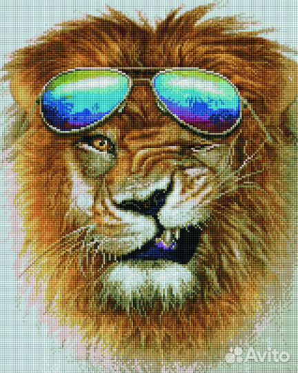 Алмазная мозаика (Квадратные стразы) 40*50см APK 2