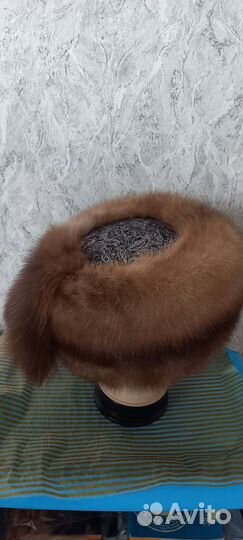 Шапка женская из соболя