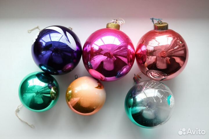 Елочные игрушки 60-х годов XX века (СССР)