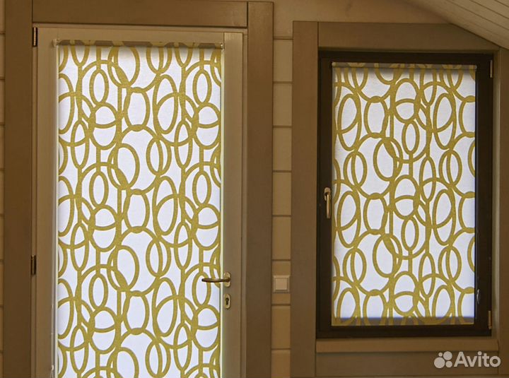 Рулонные шторы мини с узорами