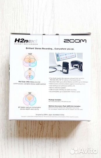 Коробка от микрофона zoom H2n