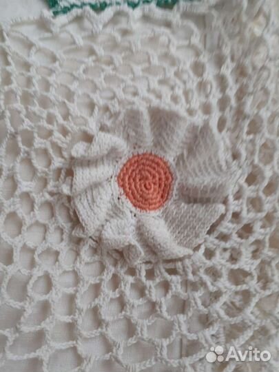 Кружевная старинная наволочка