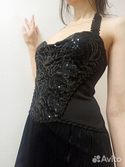 Вечернее платье латина гэтсби 42-44, s с пайетками