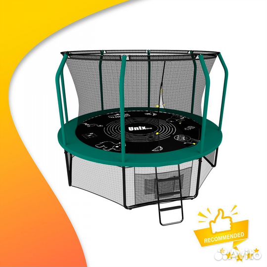 Батут с сеткой, батуты всех размеров