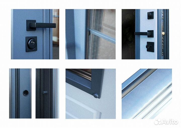 Дверь Эльбрус с окном и терморазрывом